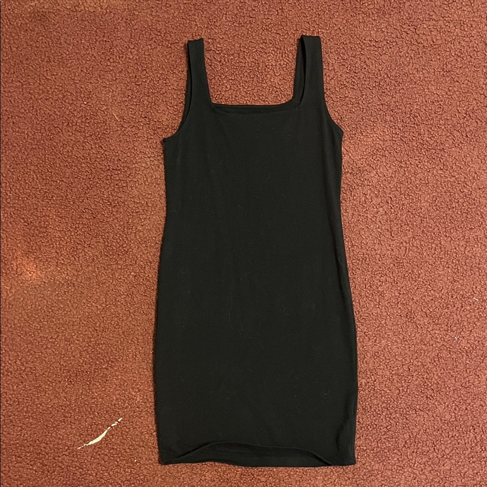 Black mini dress